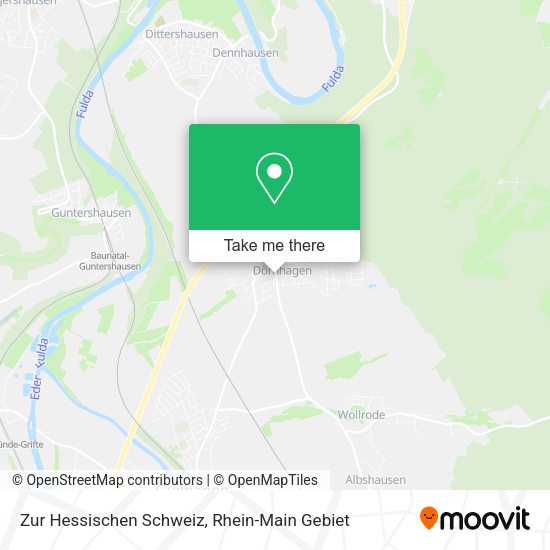 Карта Zur Hessischen Schweiz