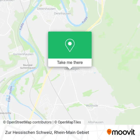 Карта Zur Hessischen Schweiz