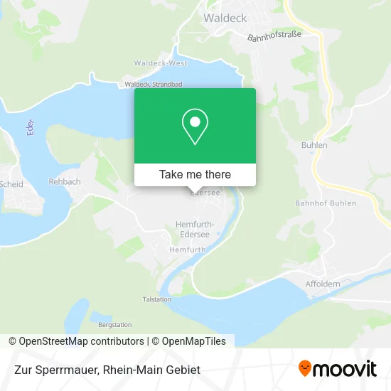 Карта Zur Sperrmauer