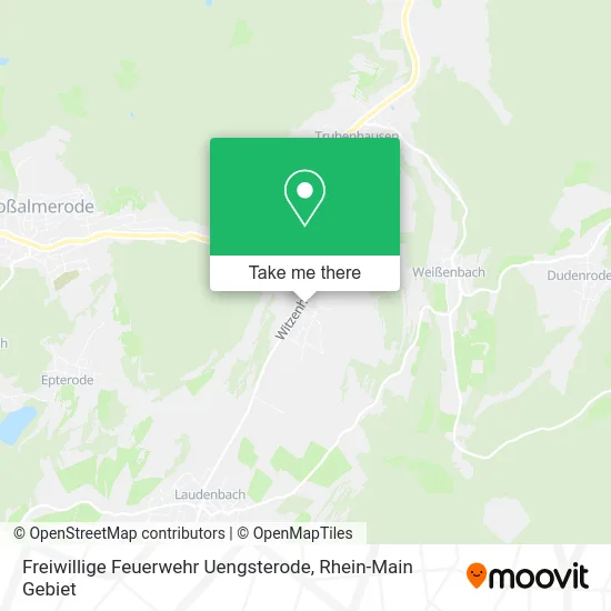 Карта Freiwillige Feuerwehr Uengsterode