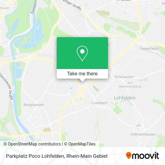 Карта Parkplatz Poco Lohfelden