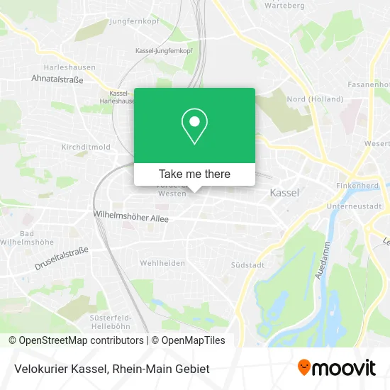 Карта Velokurier Kassel