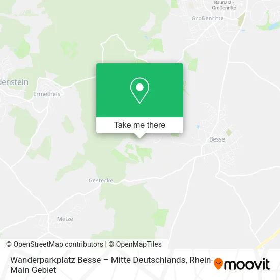 Карта Wanderparkplatz Besse – Mitte Deutschlands