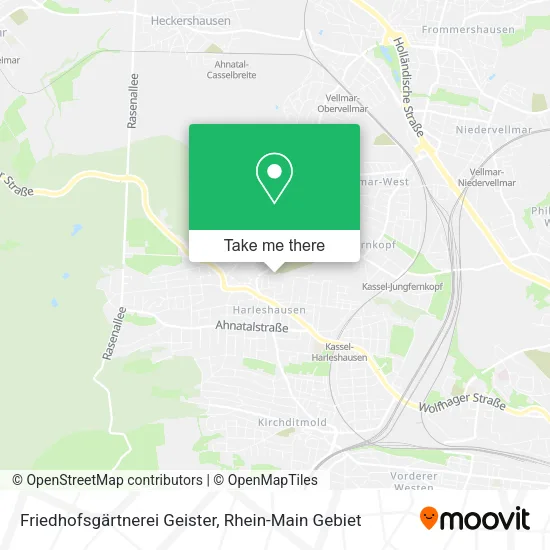 Карта Friedhofsgärtnerei Geister