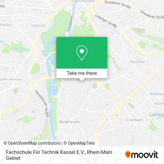 Карта Fachschule Für Technik Kassel E.V.