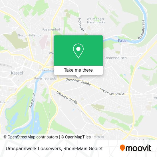 Карта Umspannwerk Lossewerk