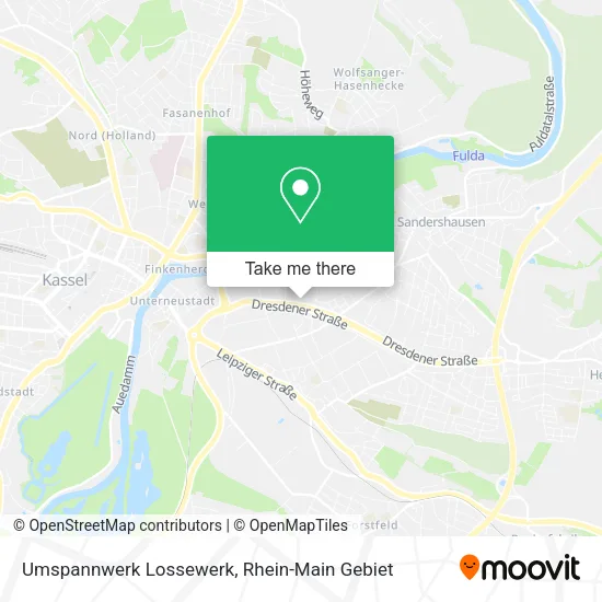 Карта Umspannwerk Lossewerk