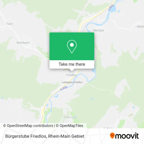 Карта Bürgerstube Friedlos