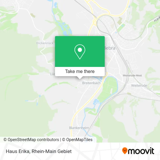 Карта Haus Erika