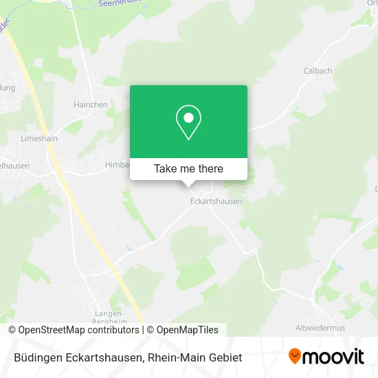 Карта Büdingen Eckartshausen
