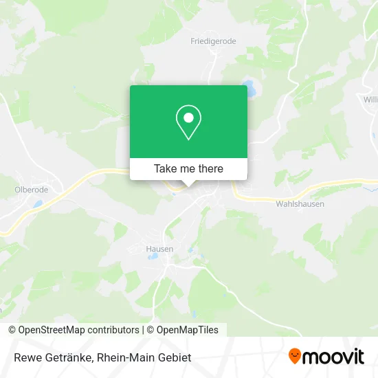 Карта Rewe Getränke