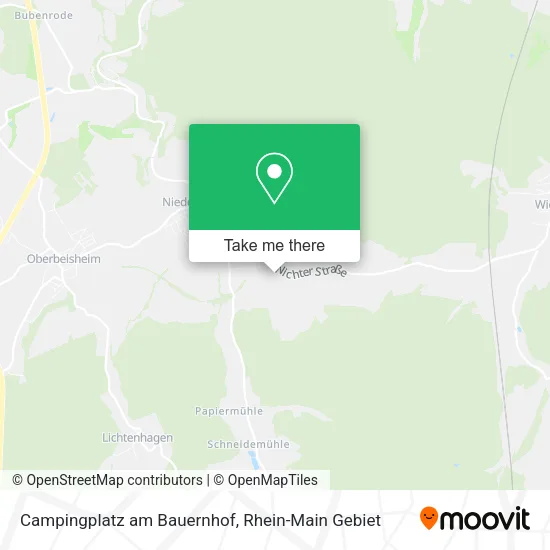 Карта Campingplatz am Bauernhof