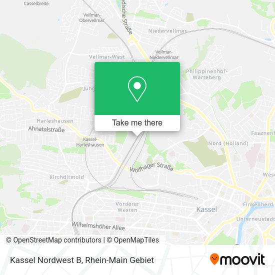 Карта Kassel Nordwest B