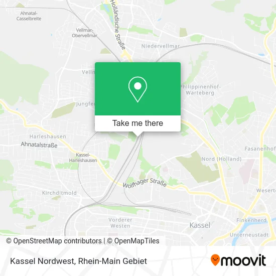 Карта Kassel Nordwest
