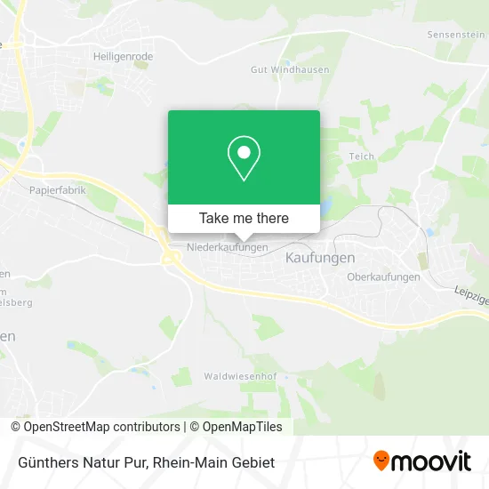 Карта Günthers Natur Pur