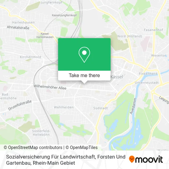 Карта Sozialversicherung Für Landwirtschaft, Forsten Und Gartenbau