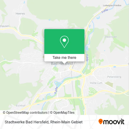 Карта Stadtwerke Bad Hersfeld