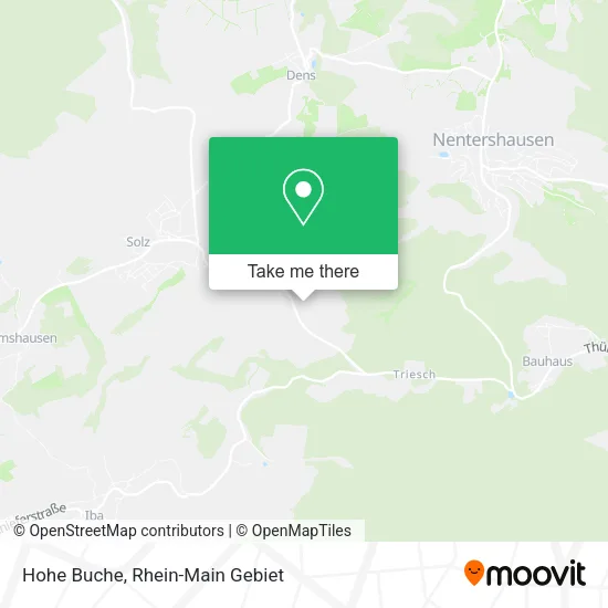 Карта Hohe Buche
