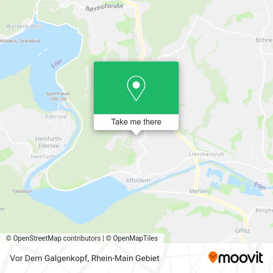 Карта Vor Dem Galgenkopf