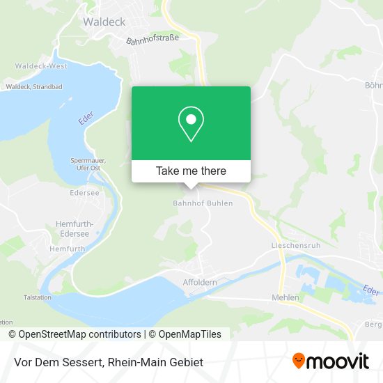 Карта Vor Dem Sessert