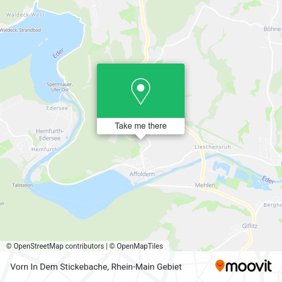 Карта Vorn In Dem Stickebache