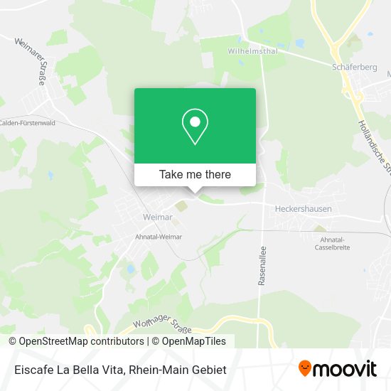 Карта Eiscafe La Bella Vita