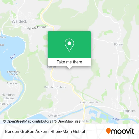 Карта Bei den Großen Äckern