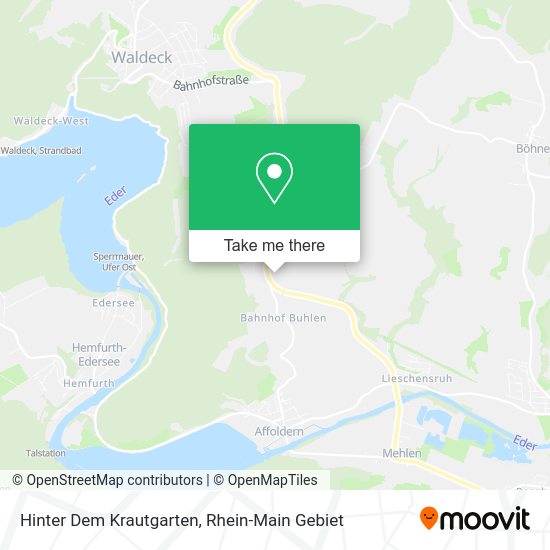 Карта Hinter Dem Krautgarten