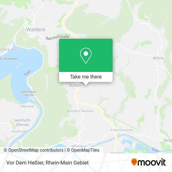 Карта Vor Dem Heßler
