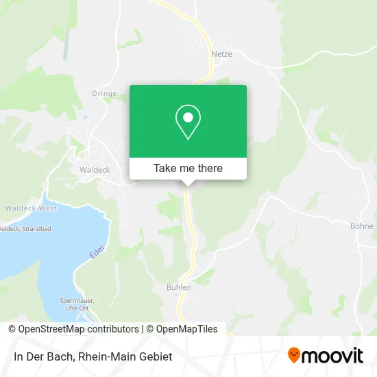 In Der Bach map