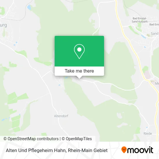 Карта Alten Und Pflegeheim Hahn