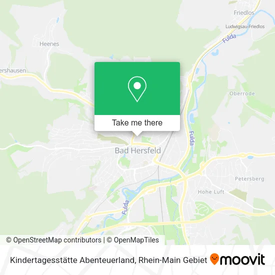 Карта Kindertagesstätte Abenteuerland