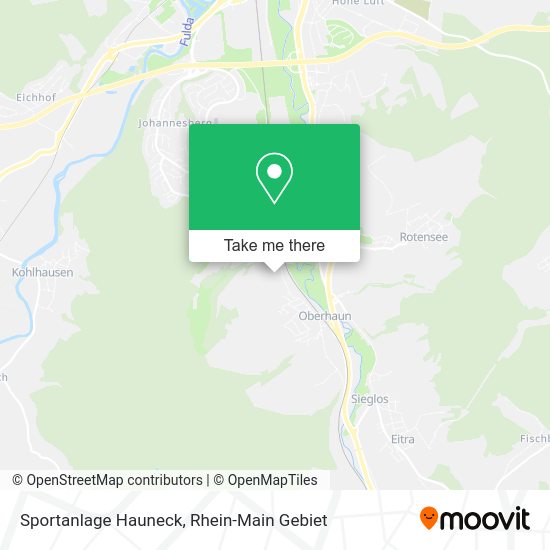 Карта Sportanlage Hauneck