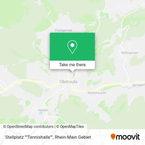 Карта Stellplatz ""Tennishalle""