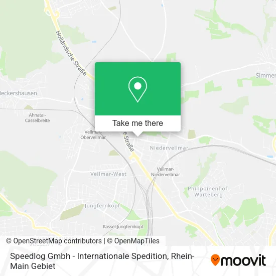 Карта Speedlog Gmbh - Internationale Spedition