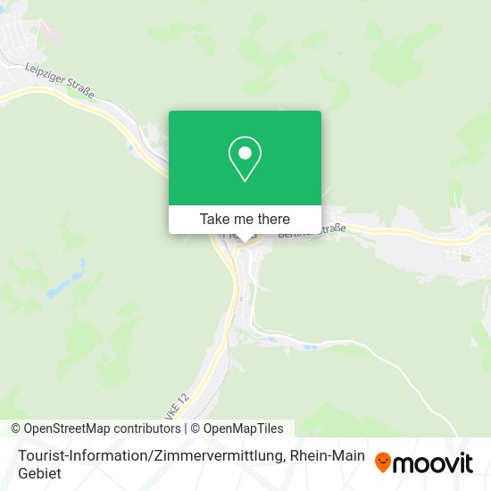 Карта Tourist-Information / Zimmervermittlung
