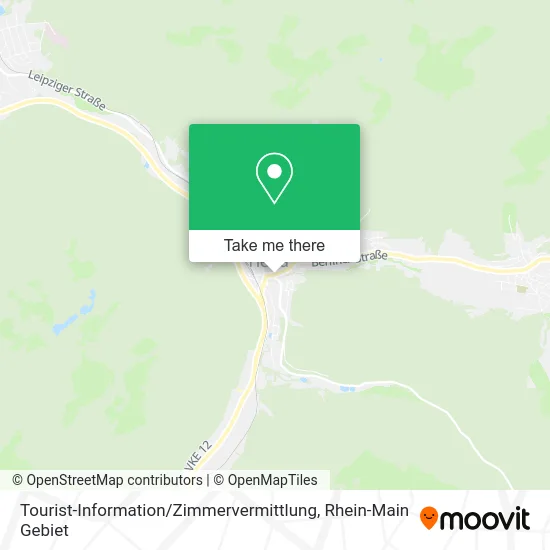 Карта Tourist-Information / Zimmervermittlung