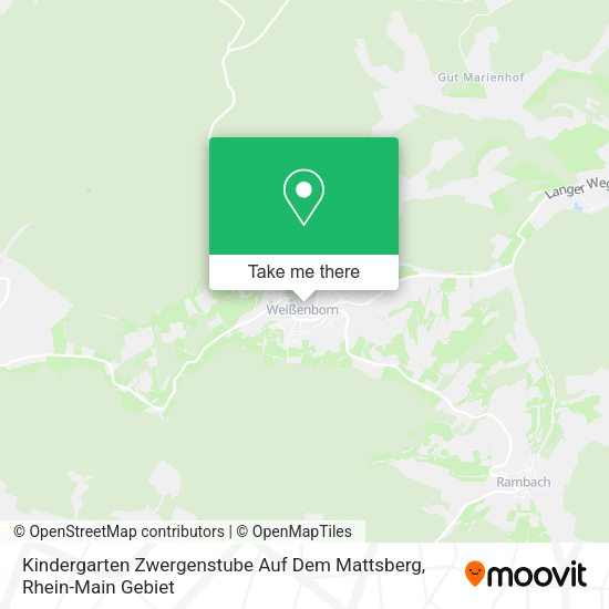 Карта Kindergarten Zwergenstube Auf Dem Mattsberg