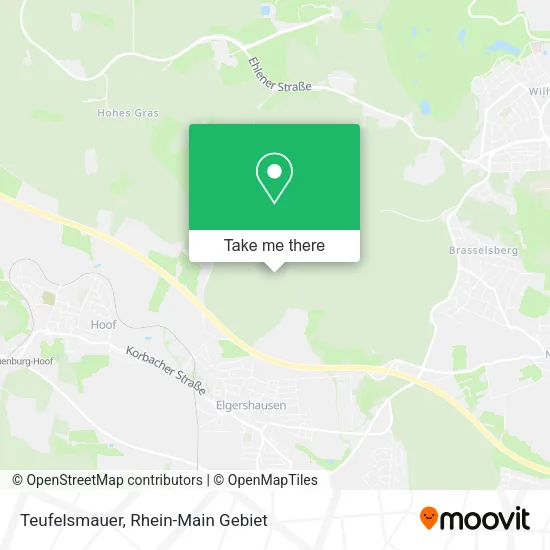 Карта Teufelsmauer