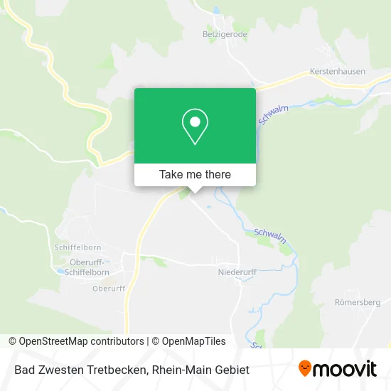 Карта Bad Zwesten Tretbecken