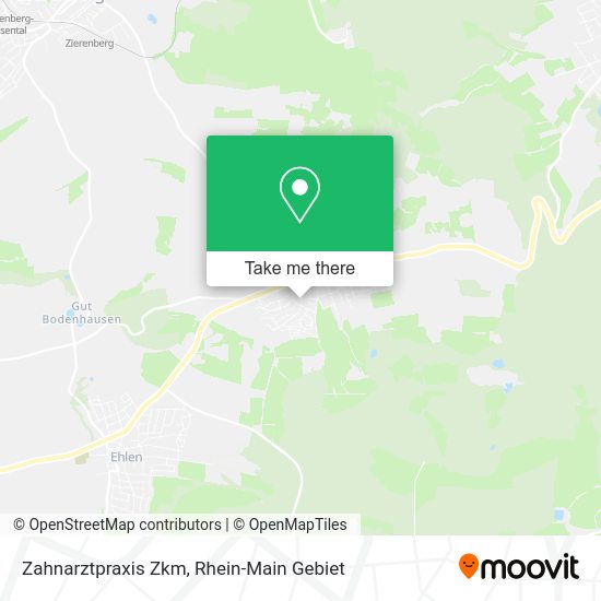 Карта Zahnarztpraxis Zkm