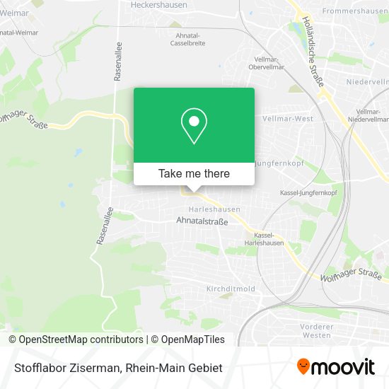 Карта Stofflabor Ziserman