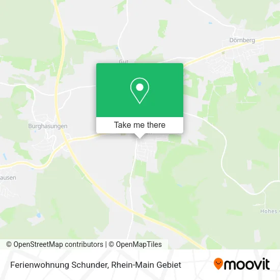 Карта Ferienwohnung Schunder