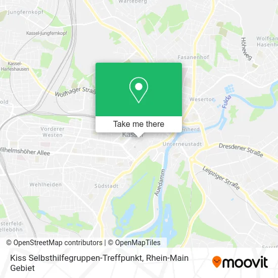 Карта Kiss Selbsthilfegruppen-Treffpunkt