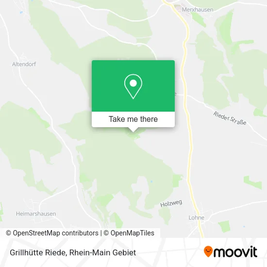 Карта Grillhütte Riede