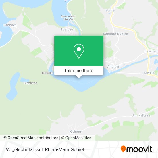 Карта Vogelschutzinsel
