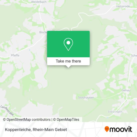 Карта Koppenteiche