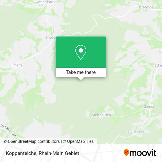 Карта Koppenteiche