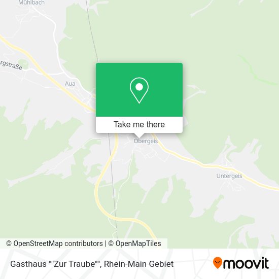 Карта Gasthaus ""Zur Traube""