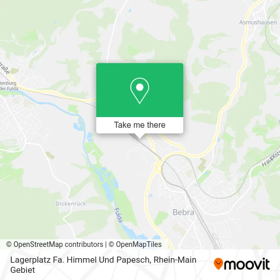 Карта Lagerplatz Fa. Himmel Und Papesch